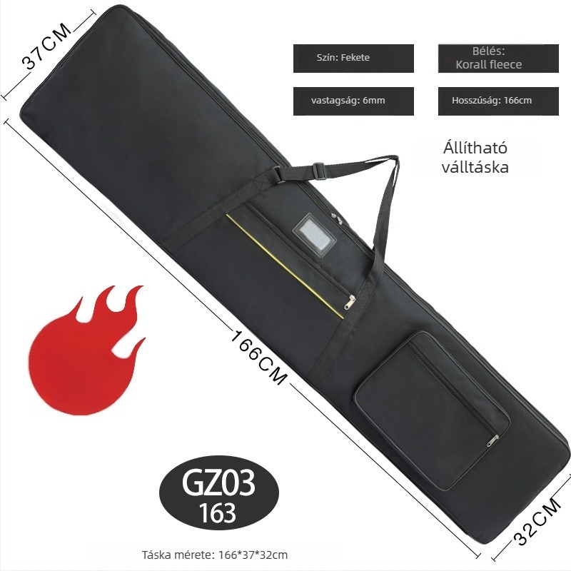 Guzheng táska védő tok – PU bélés, ívelt vállpánt, Unique márka, 2024 nyári megjelenés, iskola utáni képzésekhez.