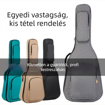 Flowing Cup gitártaska PVC-ből, Oxford béléssel és görbült vállpánttal