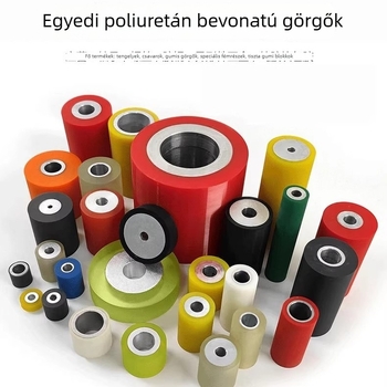 Zhenghongxin A01 Kefamentes szállítószalag görgő poliuretán bevonattal; hengermaterialok: galvanizált, krómozott, rozsdamentes acél, gumírozott; alkalmas orvosi, nyomtatási, élelmiszeripari és CNC megmunkálás