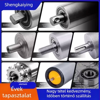 Sheng Kai Ying Nem hajtott görgős szállítószalag, tengely rozsdamentes vagy szénacél és PVC szalag, bútor, élelmiszer, elektronika, gépipar, logisztika számára