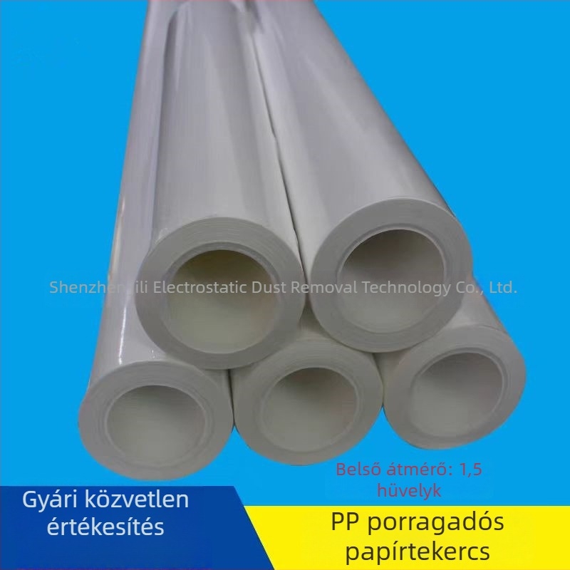 PP penge nélküli poreltávolító papírrull, 38 mm belső átmérő (1,5 in), gépekhez, poreltávolító tekercs téphető szalaggal
