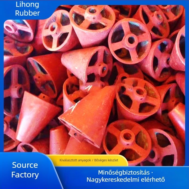 Kónuszos Horn kerék szállító görgő kompozit csővel – ipari szállítás – Lihong Rubber