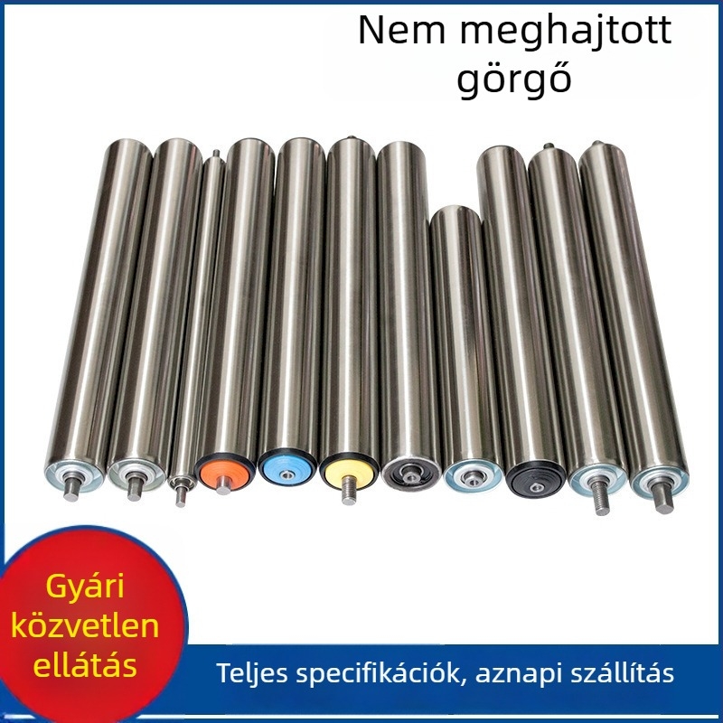 Rozsdamentes acél galvanizált szállító görgő összeszerelő vonalhoz