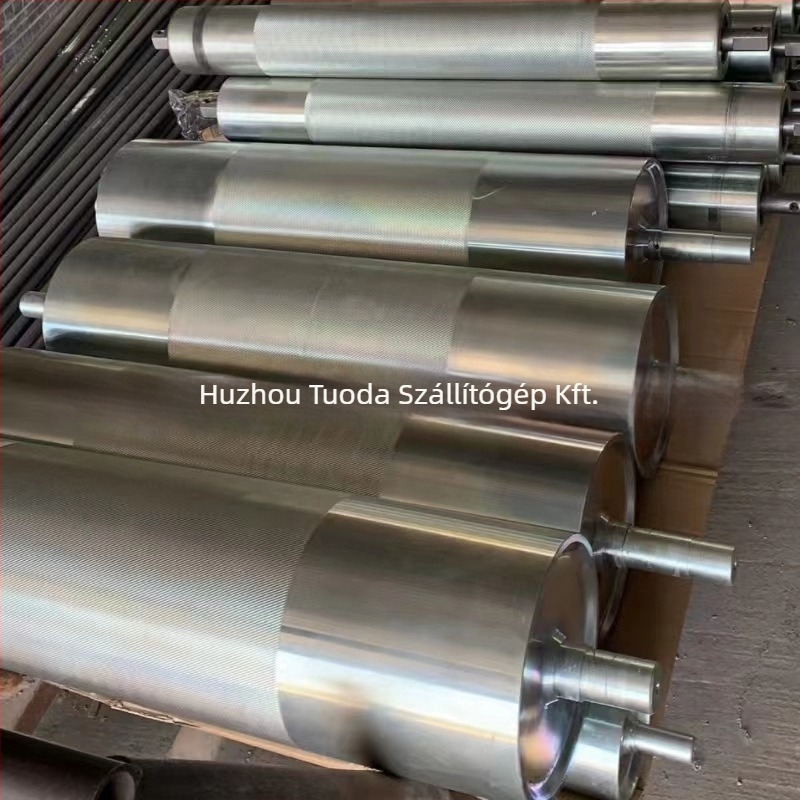 Görgő szállítóberendezésekhez és csomagoló gépekhez, rozsdamentes vagy szénacélcső, összeszerelő vonalakhoz