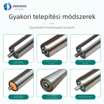 Gumírozott bevonatú görgő galvanizált tengellyel, szállítórendszerekhez — Márka This wins