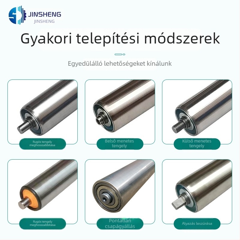 Gumírozott bevonatú görgő galvanizált tengellyel, szállítórendszerekhez — Márka This wins
