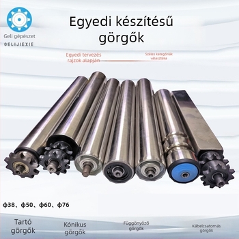 Gurley áram nélküli görgő, henger anyaga: rozsdamentes acél vagy szénacél — alkalmazások: szállítás, nyomtatás, automatizálás, élelmiszeripar, gépipar, új energiaipar