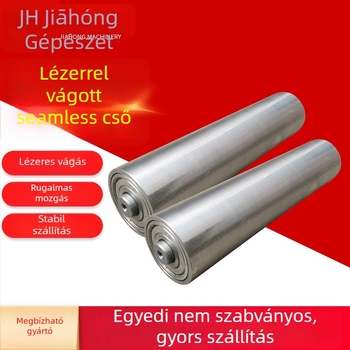 Jiahong motor nélküli görgő, zökkenőmentes cső, rozsdamentes acélból, összeszerelési vonalhoz és szállítószalaghoz