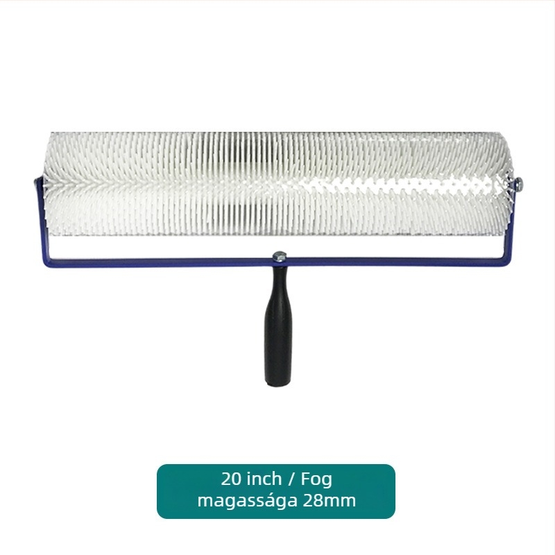 Epoxi padló defóaming henger műanyag házban, tűhossz 13–28 mm, fogmagasság 13–28 mm, cement önszintező