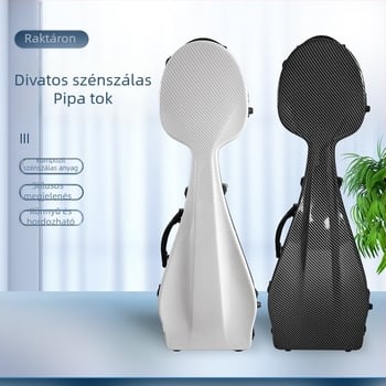 ABS/PC kompozit anyagú Pipa tok, kerekekkel, dupla vállpánttal, vízálló, antiszeizmikus