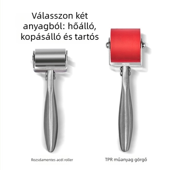 Élvédő görgő kettős csapággyal, fa kerékkel és henger rozsdamentes és szénacélból | imbot