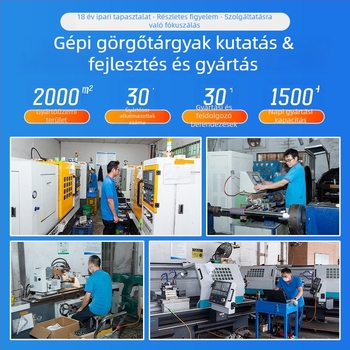 Gumi bevonat görgő PU maggal gépekhez és szállítószalagokhoz, kopásálló, csúszásmentes, mechanikus meghajtás