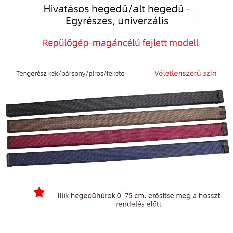 Violet hangszer táska íjak tárolására hegedűre, csellóra és bőgőre