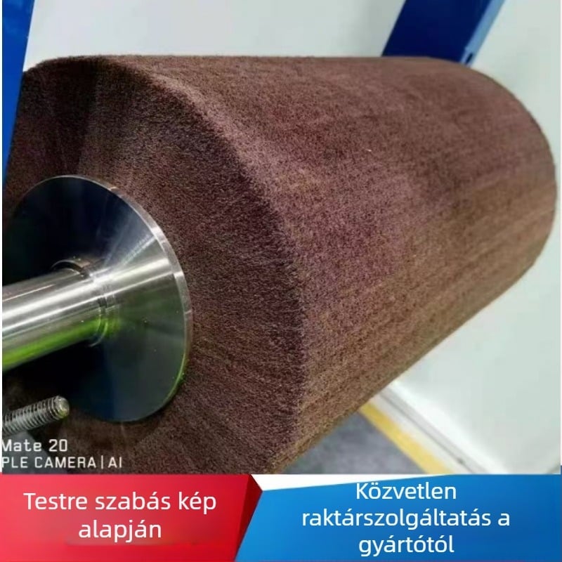 Ipari súroló görgő belső tengellyel és roller-kefével huzalhúzáshoz — Cső anyaga: galvanizált acél