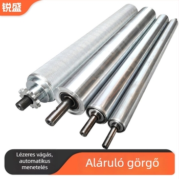 Fő és hajtott görgők összeszerelő vonalhoz – cső anyag: rozsdamentes acél vagy szénacél; rozsdamentes görgő; galvanizált variánsok