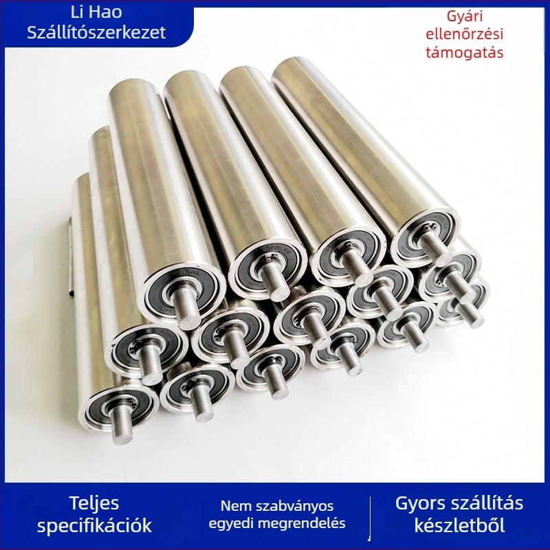 Li Hao görgő vezető; tartós, vastagított kivitel; görgő: rozsdamentes acél; alkalmazás: szalagos szállítószalag