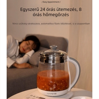 Joyoung DGD1506BQ egészséges teáskanna, boroszilikát üvegtesttel, 1–1,5 L, 220 V, 500–1000 W, mikroszámítógépes vezérlés