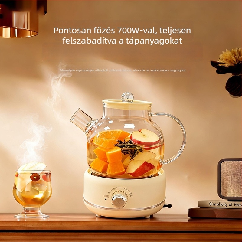 Endless Health Pot, üvegtest, kapacitás 1,5–2 L, 220 V, 700 W, elektronikus termosztát