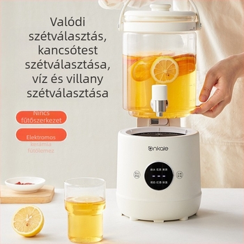 Ankale Üvegből készült egészség-kanna otthoni használatra, többfunkciós kanna csappal forró vörösborhoz, virágtea kanna, nagy kapacitás