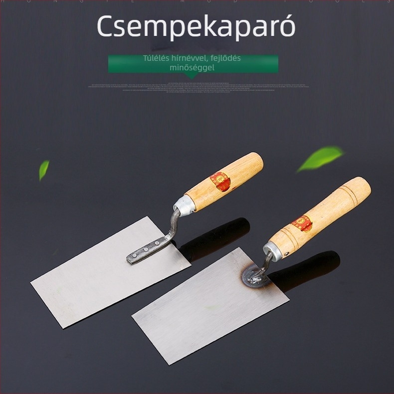 Nagy kerámia csempe lapát és glettkés készlet