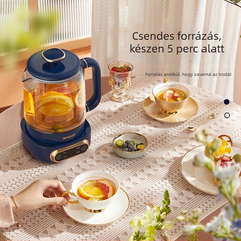 LR-019 Linglu Health Pot, 0.8L, üvegszerkezet, érintéses vezérlés, elektronikus termosztát, 500–1000W