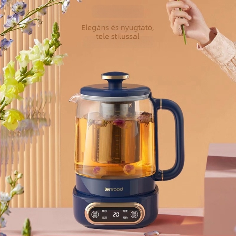 LR-019 Linglu Health Pot, 0.8L, üvegszerkezet, érintéses vezérlés, elektronikus termosztát, 500–1000W