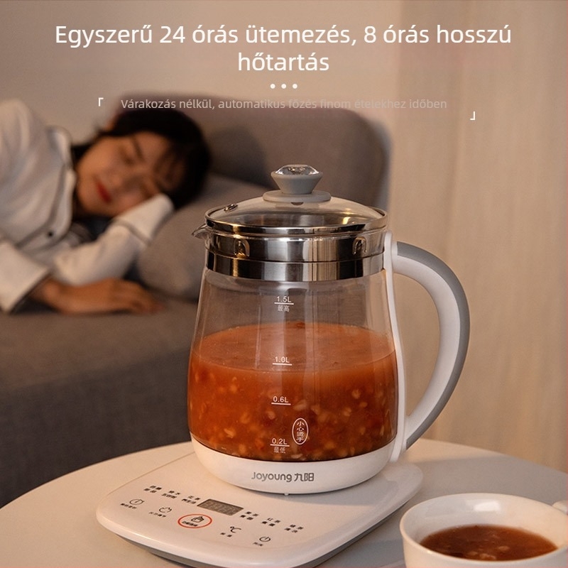 Joyoung Health Pot DGD1506BQ, 1–1,5 L kapacitás, üvegtest, 220 V, 300–350 W