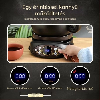DIKO FT-Y3B7 kerámia dekóciós üst kínai orvostudományhoz, kapacitás 3L/4L/5L, 500W, 220V