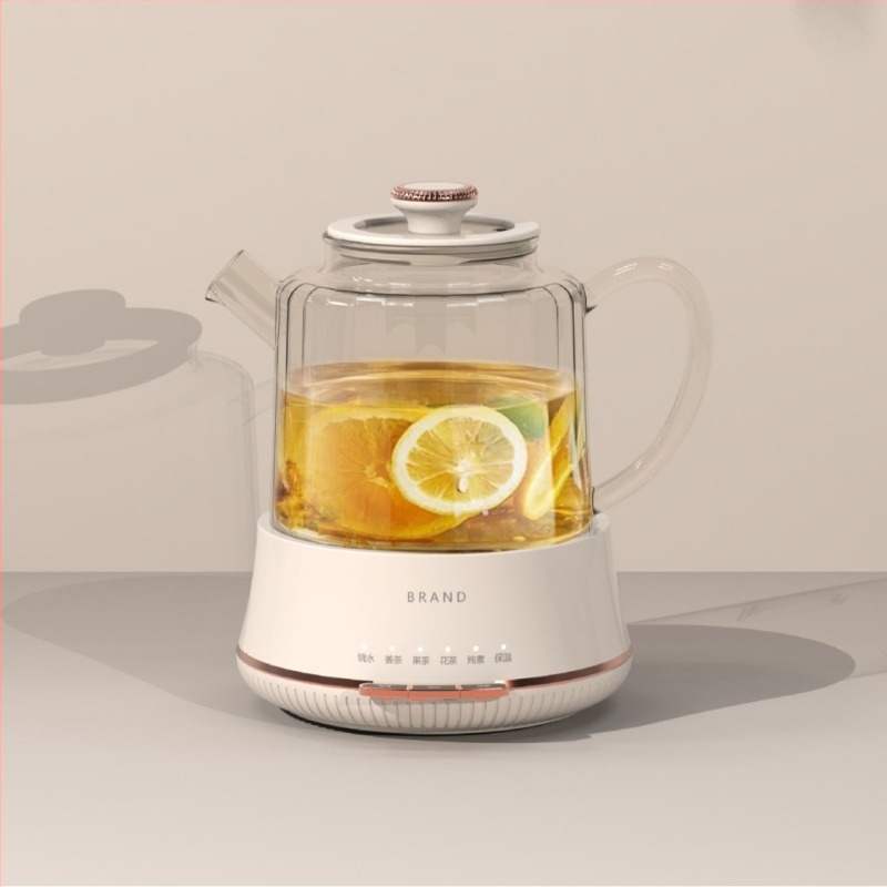 APJ-202 egészség teáskanna, 1200 ml, 220V, 600W, boroszilikát üveg