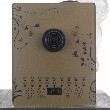 Multifunkcionális üvegbázis egészségtea kannához, változó frekvenciájú szigeteléssel, időzített üzem, automatikus kikapcsolás, 220V, 500-1000W