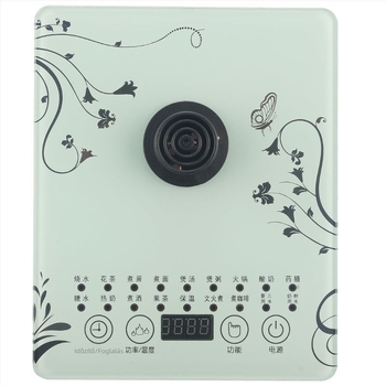 Multifunkcionális üvegbázis egészségtea kannához, változó frekvenciájú szigeteléssel, időzített üzem, automatikus kikapcsolás, 220V, 500-1000W