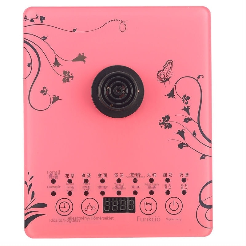 Multifunkcionális üvegbázis egészségtea kannához, változó frekvenciájú szigeteléssel, időzített üzem, automatikus kikapcsolás, 220V, 500-1000W