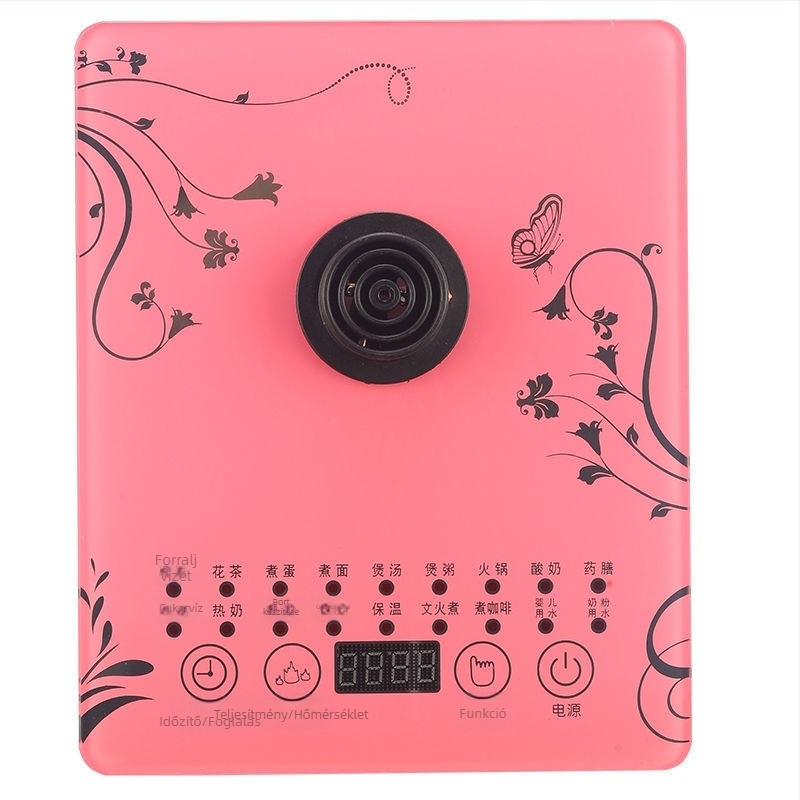 Multifunkcionális üvegbázis egészségtea kannához, változó frekvenciájú szigeteléssel, időzített üzem, automatikus kikapcsolás, 220V, 500-1000W