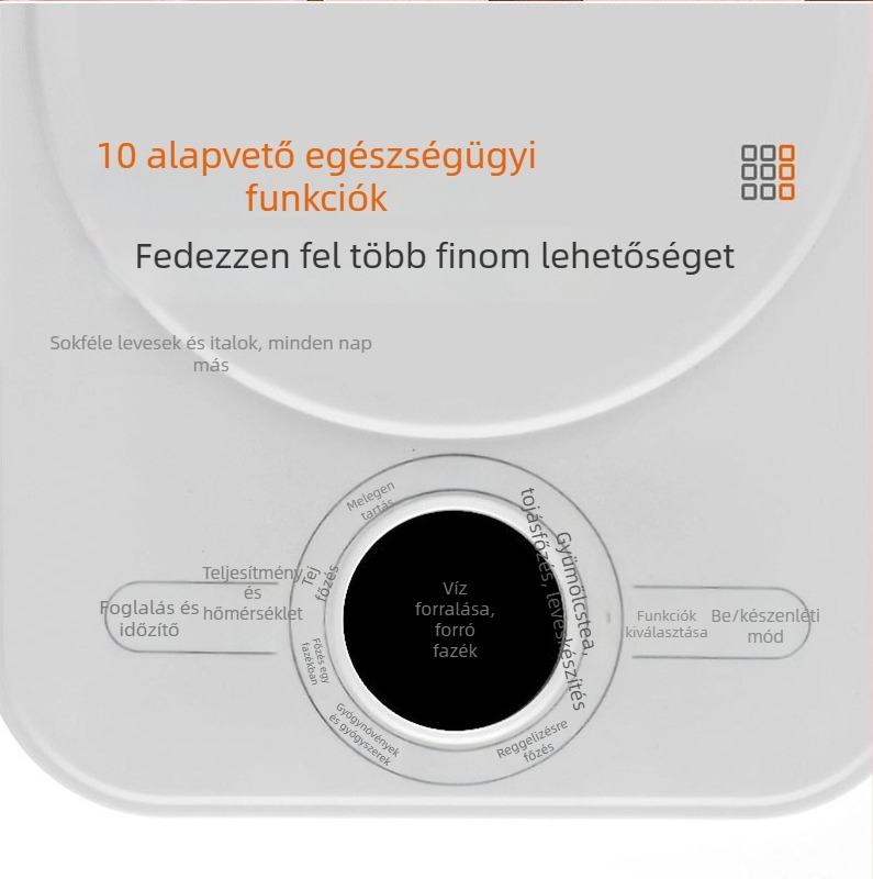 Zhigo YSH002 Health Pot – Többfunkciós elektromos teáskanna, üvegszerkezet, 1–1,5 L, 800W, 220V, elektronikus termosztát, érintéses vezérlés, kanna-emelés memóriája