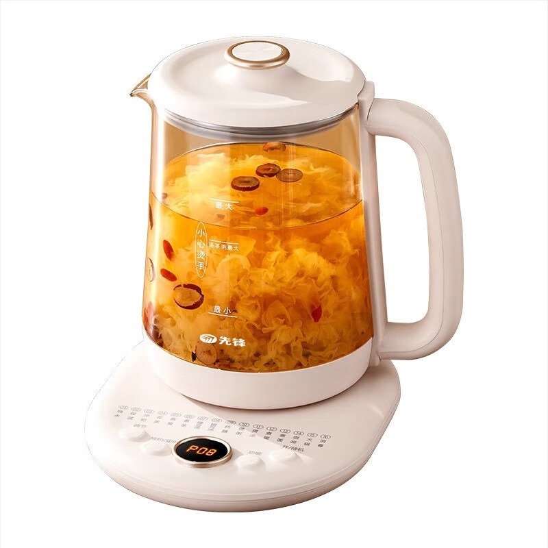 Health Pot RC-Z820D6 elektromos teafőző állandó hőmérséklettel, 1,5–2 l, 220 V, 500–1000 W, 2–3 személy számára