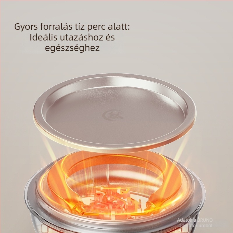 BRUNO Health Pot All-in-One elektromos vízforraló, modell Bxm801, 1 L, üvegtest, 220 V, 300–350 W