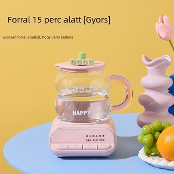 Health Pot, boroszilikát üveg test, 1 L, 220V, 500–1000W, Modell F2