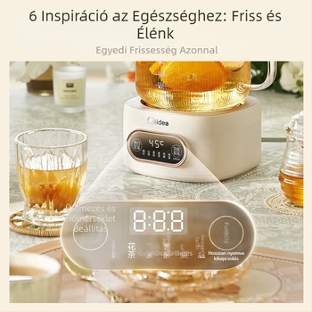 Midea üvegből készült, többfunkciós elektromos teáskanna otthonra MK-YS10B101