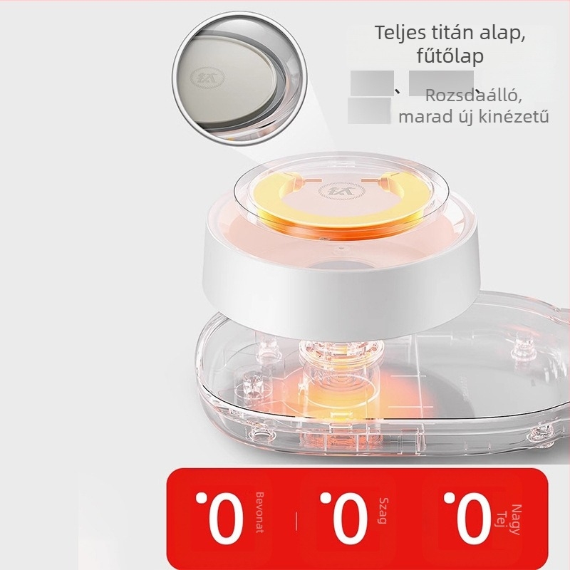 Health Pot mindent egyben teáskészülék, üvegből készült test, 1–1.5 L, 220 V, 500–1000 W, érintéses vezérlés, elektronikus termosztát, modell EHA-1616E