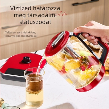 Hidrogénben gazdag vízforraló, modell Cuko-e020, 1,8 L, 800 W, 220 V, boroszilikát üvegből készült test