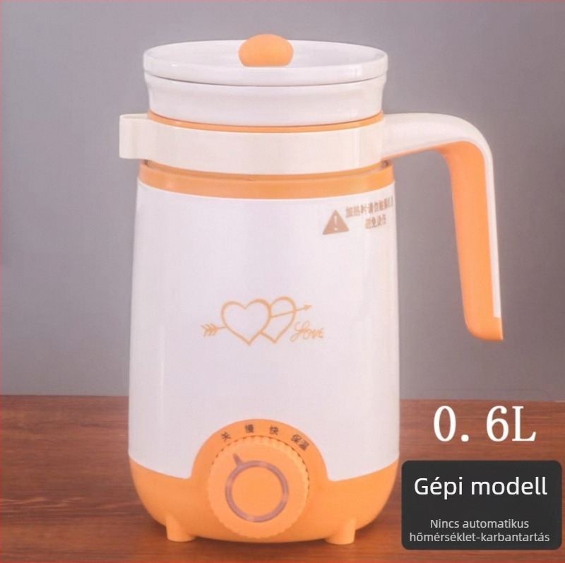 Mini irodai zabkása pohár elektromos fűtéssel, teljesen automata, multifunkcionális melegen tartó termosz