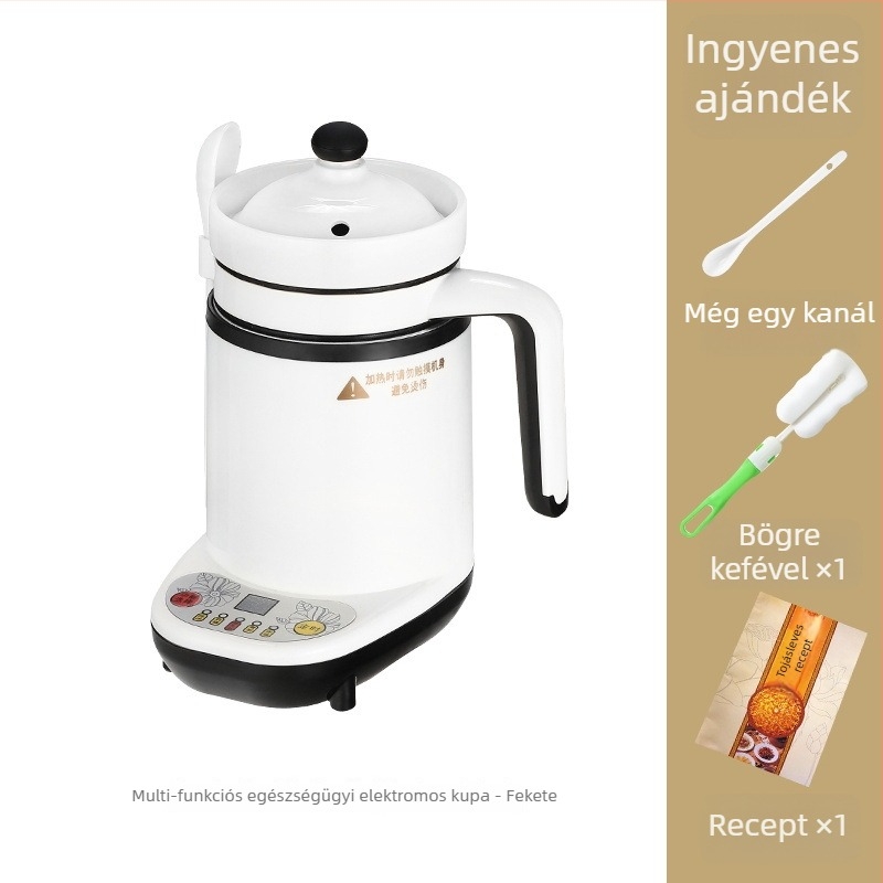 Mini irodai zabkása pohár elektromos fűtéssel, teljesen automata, multifunkcionális melegen tartó termosz
