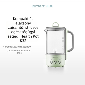 Beiding K32 Egészségtea kanna, üvegből készült testtel, 1L, 220V, 400W
