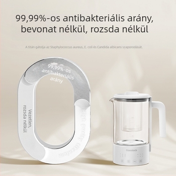 Glasslock Health Pot Mini — kompakt elektromos teáskanna otthonra és irodába
