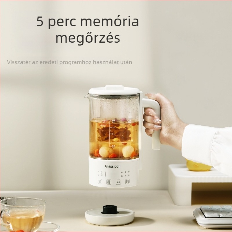 Glasslock Health Pot Mini — kompakt elektromos teáskanna otthonra és irodába