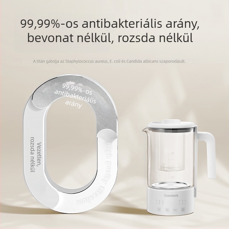 Glasslock Health Pot Mini — kompakt elektromos teáskanna otthonra és irodába