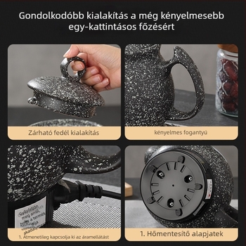 Elektronikus decoction pot a hagyományos kínai gyógyászat számára, kerámiatest, 2–3 L, FMD-25 modell, 220 V, 300–350 W