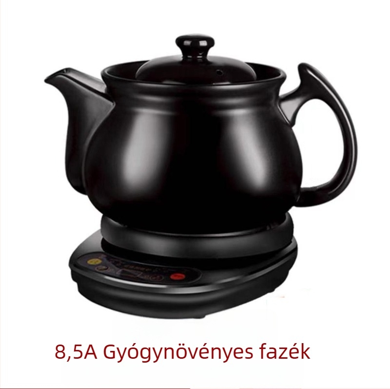 Kínai orvosi dekokciós kerámiás edény, 2-3 L, 220V, 500-1000W, modell SY-DZ03/SY-DZ05/SY-DZ11, digitális termosztát