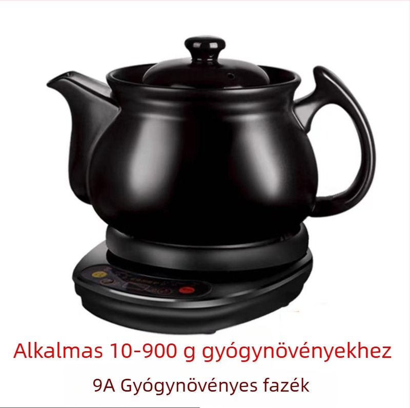 Kínai orvosi dekokciós kerámiás edény, 2-3 L, 220V, 500-1000W, modell SY-DZ03/SY-DZ05/SY-DZ11, digitális termosztát