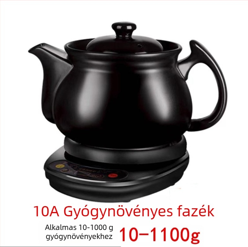Kínai orvosi dekokciós kerámiás edény, 2-3 L, 220V, 500-1000W, modell SY-DZ03/SY-DZ05/SY-DZ11, digitális termosztát